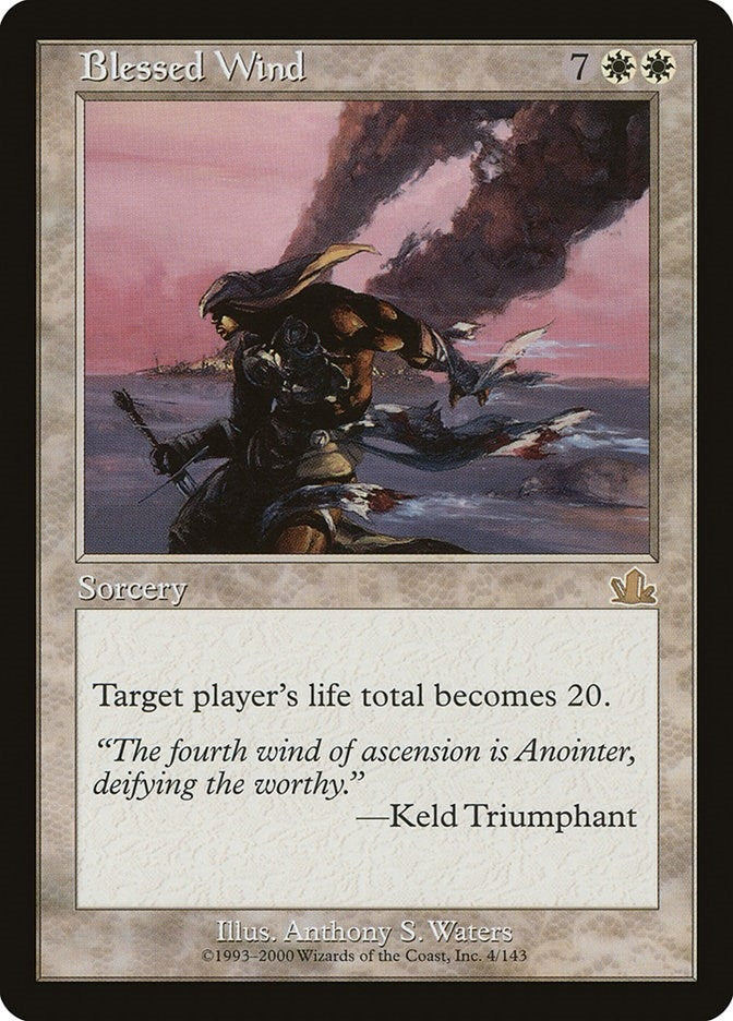 Image for Blessed Wind (4) [Prophecy] - Magic: The Gathering