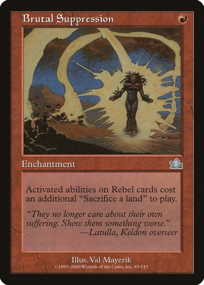 Image for Brutal Suppression (85) [Prophecy] - Magic: The Gathering