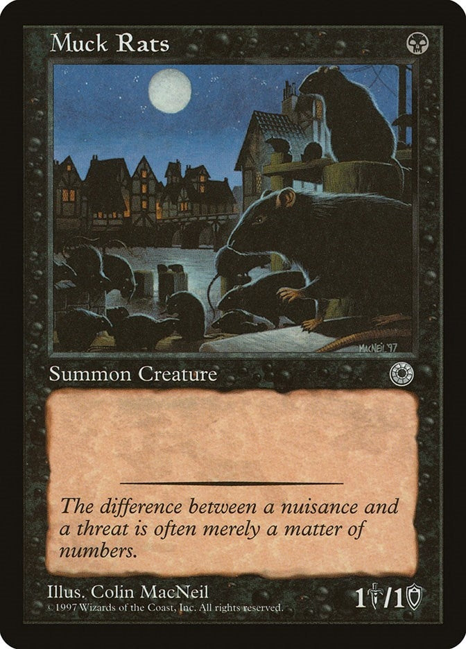 Image for Muck Rats [Portal] - Magic: The Gathering