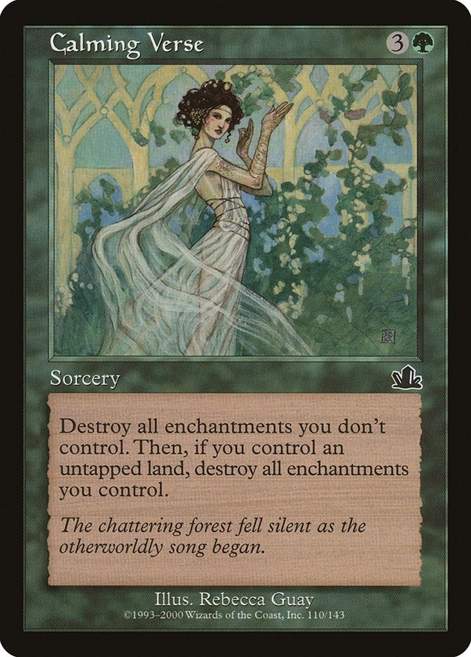 Image for Calming Verse (110) [Prophecy] - Magic: The Gathering