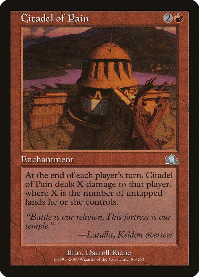 Image for Citadel of Pain (86) [Prophecy] - Magic: The Gathering