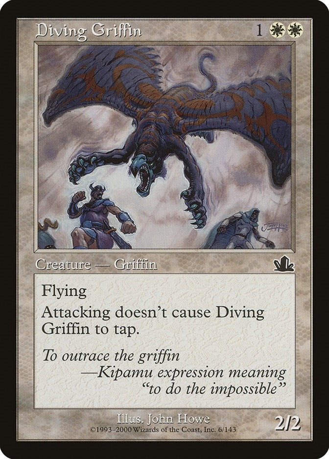 Image for Diving Griffin (6) [Prophecy] - Magic: The Gathering