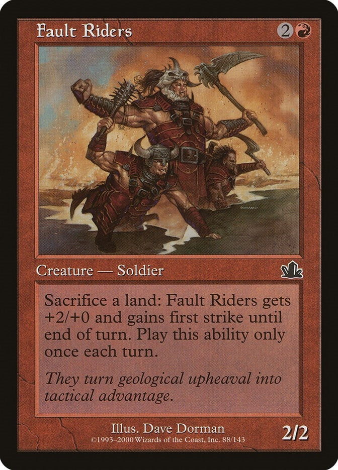 Image for Fault Riders (88) [Prophecy] - Magic: The Gathering
