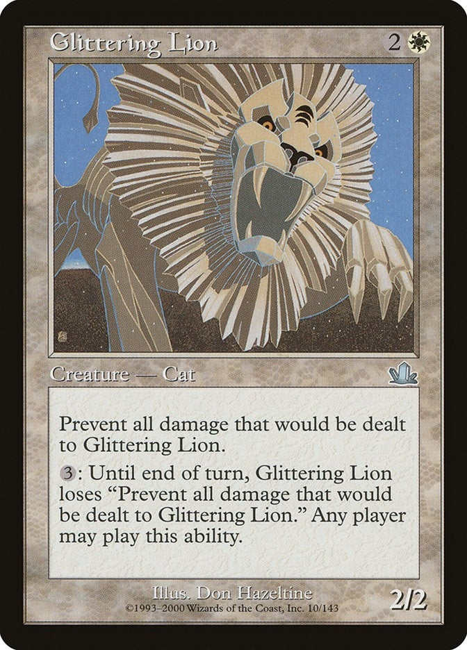 Image for Glittering Lion (10) [Prophecy] - Magic: The Gathering