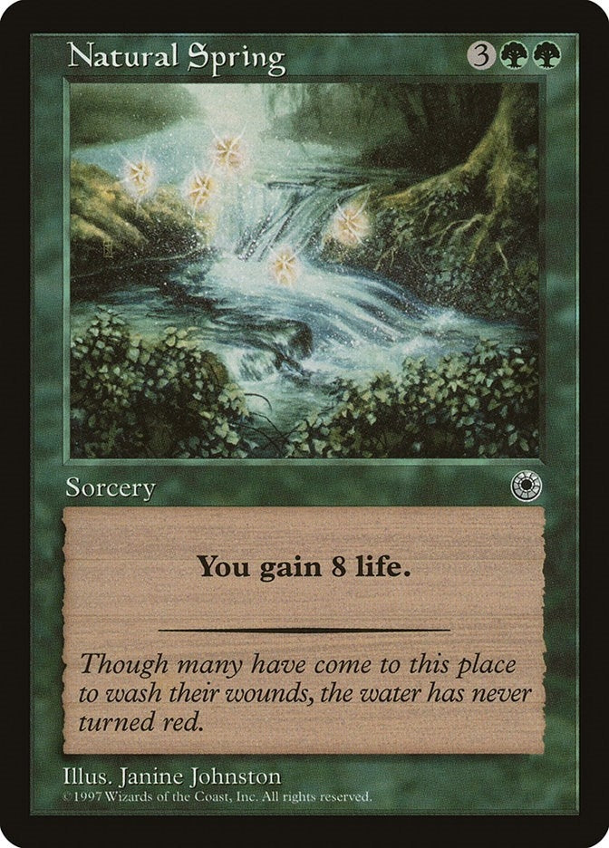 Image for Natural Spring [Portal] - Magic: The Gathering