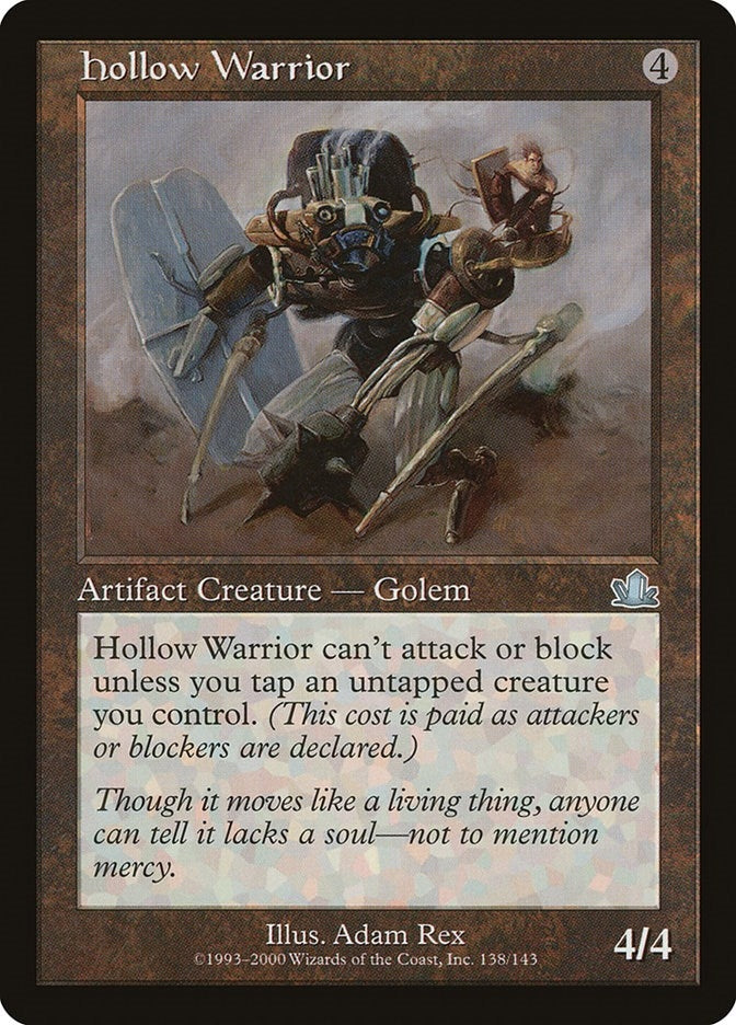 Image for Hollow Warrior (138) [Prophecy] - Magic: The Gathering