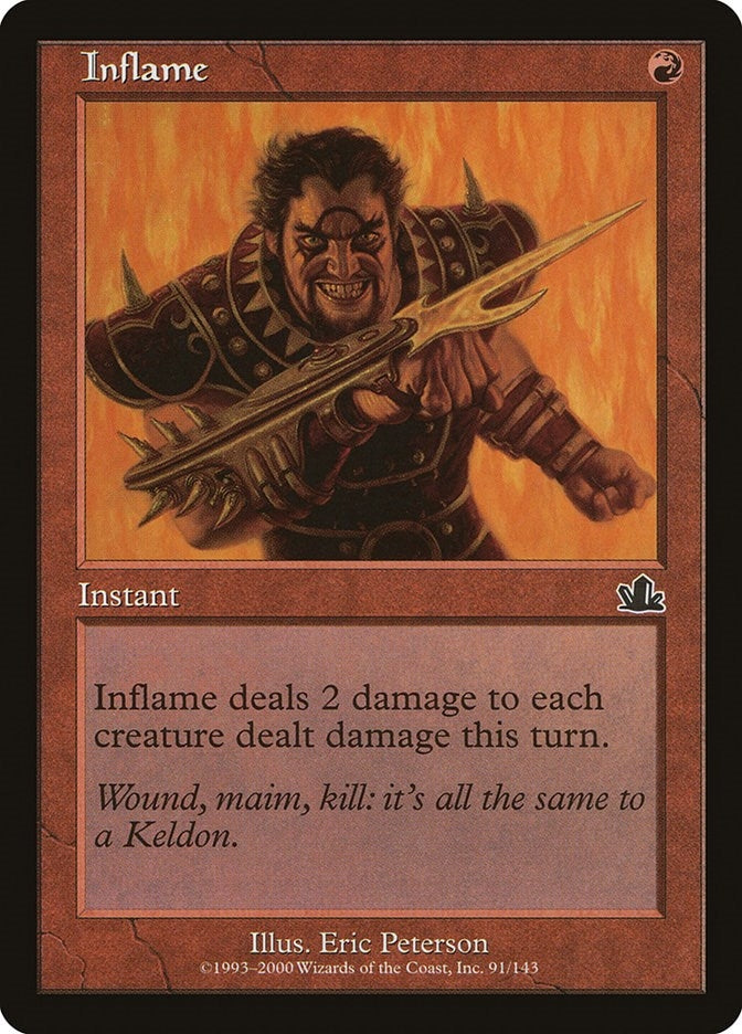 Image for Inflame (91) [Prophecy] - Magic: The Gathering