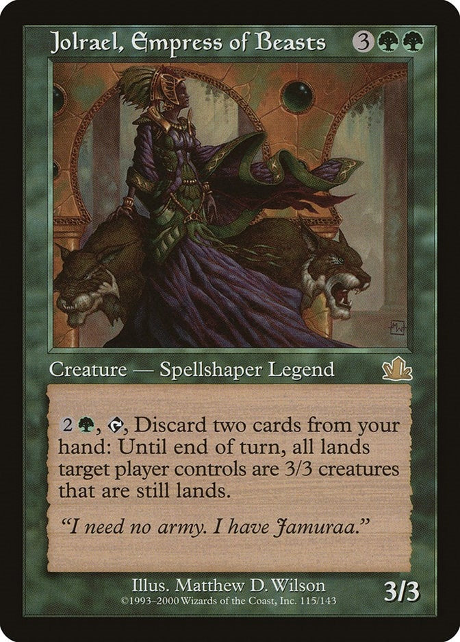 Image for Jolrael, Empress of Beasts (115) [Prophecy] - Magic: The Gathering