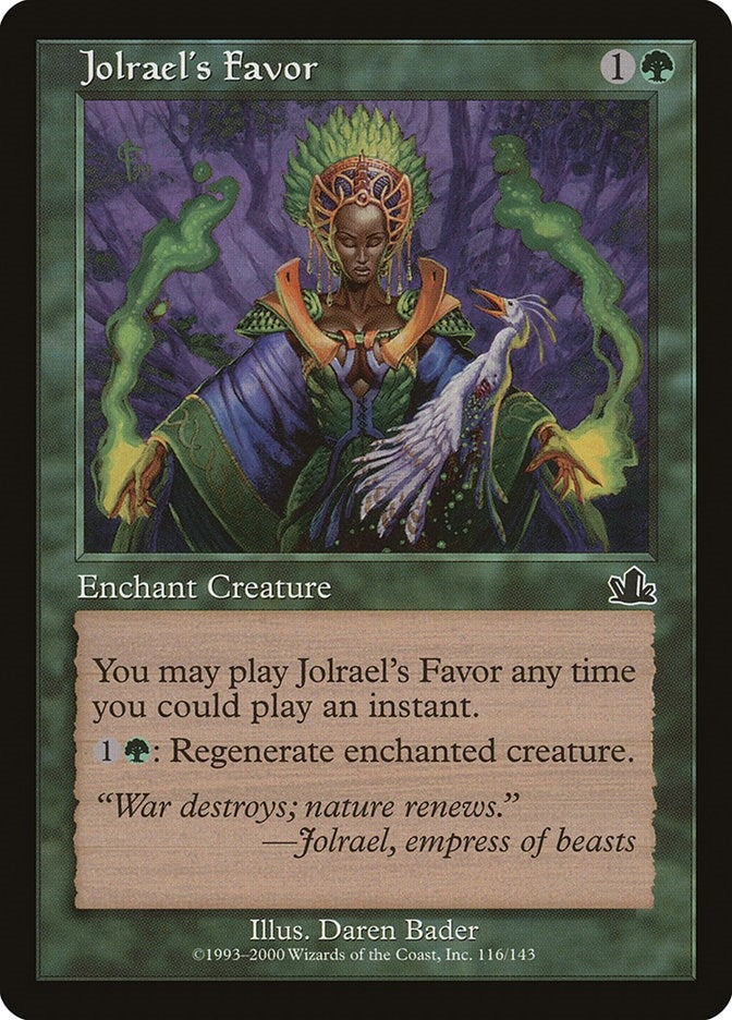 Image for Jolrael's Favor (116) [Prophecy] - Magic: The Gathering