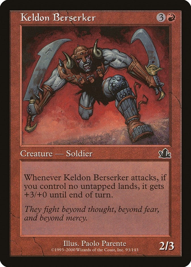 Image for Keldon Berserker (93) [Prophecy] - Magic: The Gathering