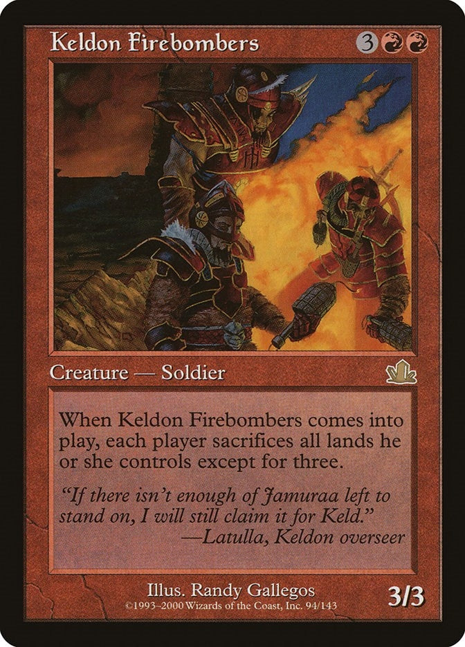 Image for Keldon Firebombers (94) [Prophecy] - Magic: The Gathering