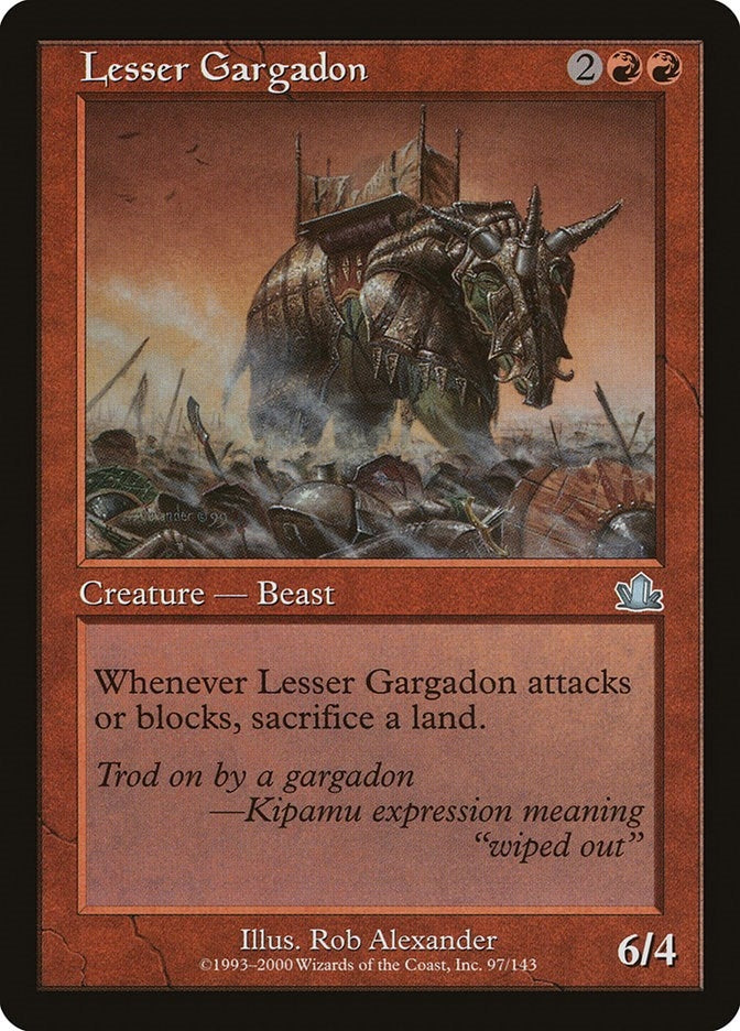 Image for Lesser Gargadon (97) [Prophecy] - Magic: The Gathering