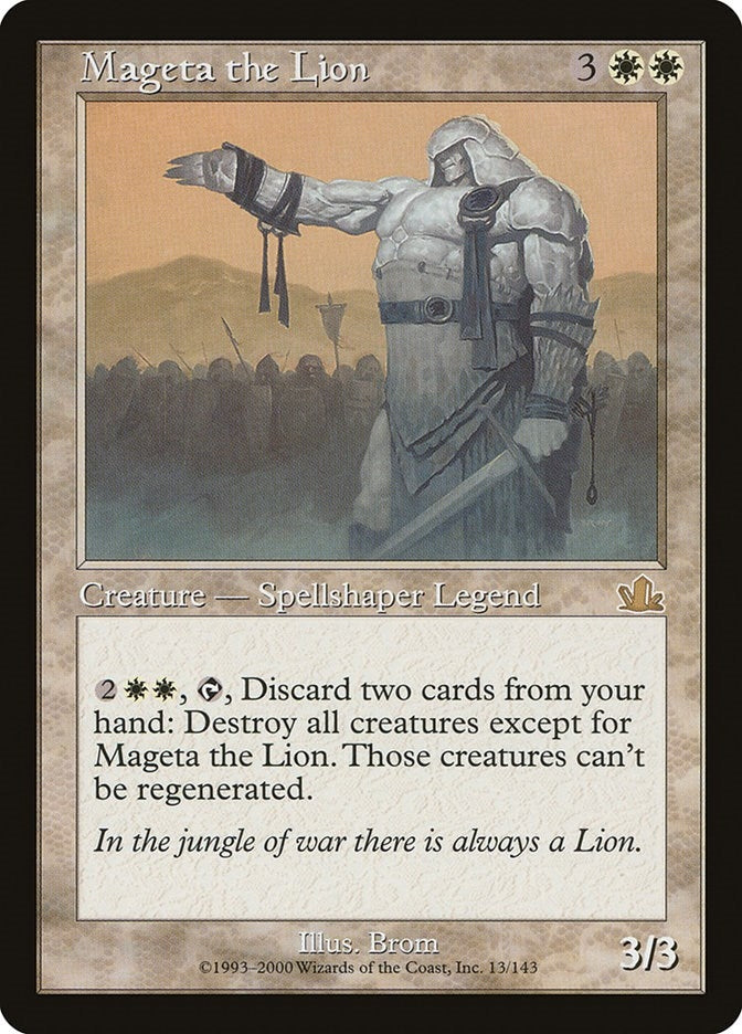 Image for Mageta the Lion (13) [Prophecy] - Magic: The Gathering