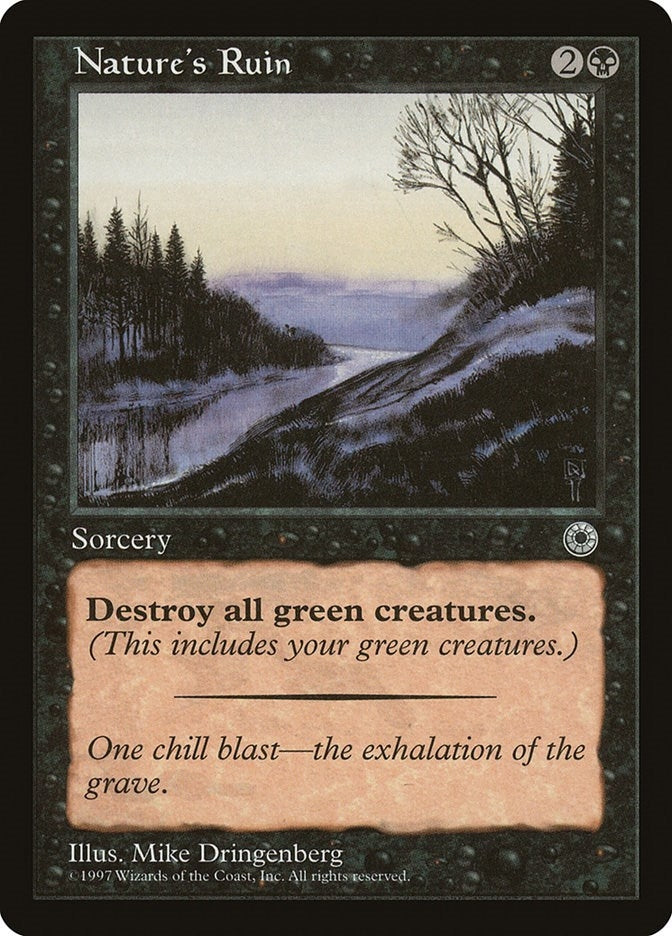 Image for Nature's Ruin [Portal] - Magic: The Gathering
