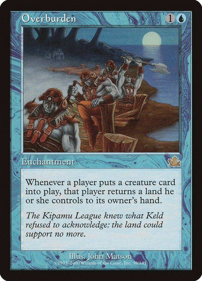 Image for Overburden (39) [Prophecy] - Magic: The Gathering