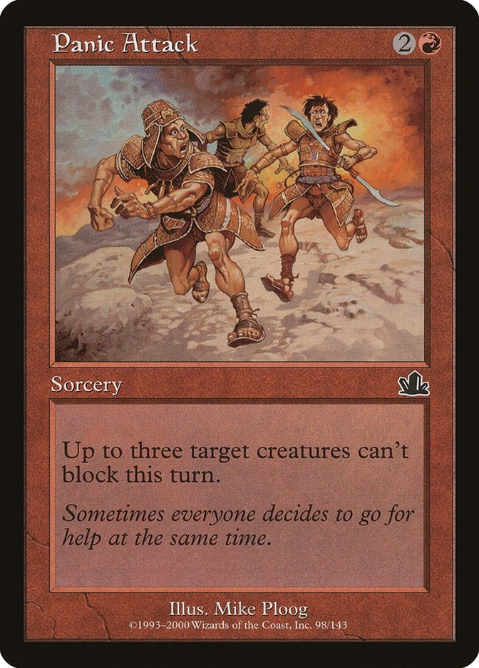 Image for Panic Attack (98) [Prophecy] - Magic: The Gathering