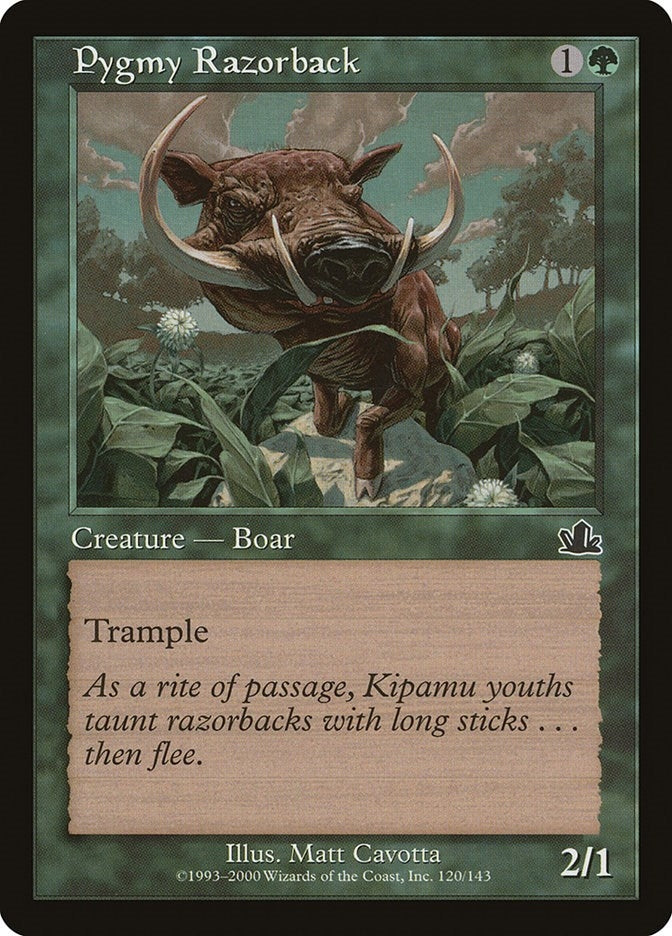 Image for Pygmy Razorback (120) [Prophecy] - Magic: The Gathering