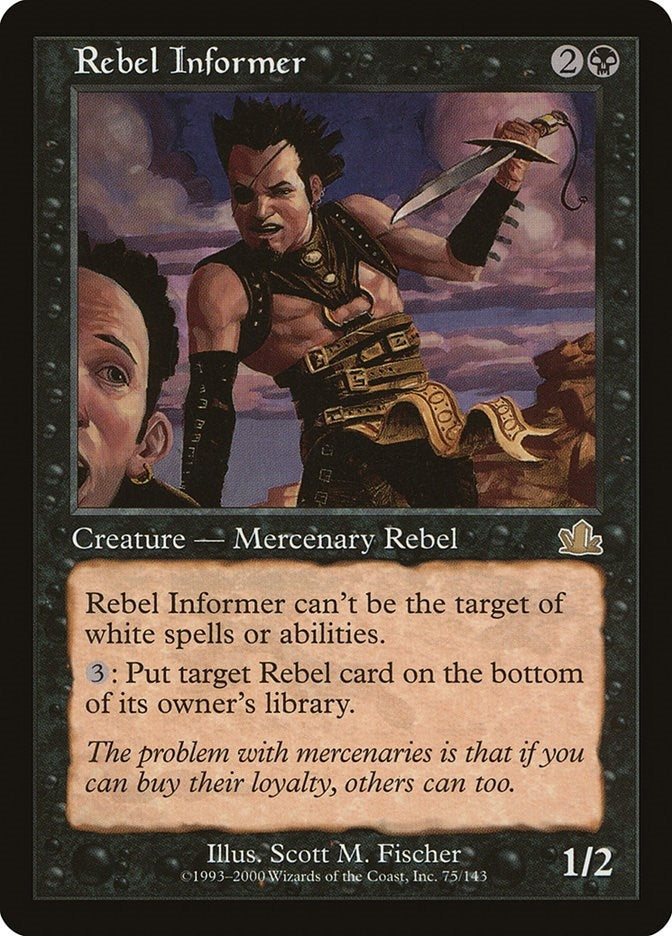 Image for Rebel Informer (75) [Prophecy] - Magic: The Gathering