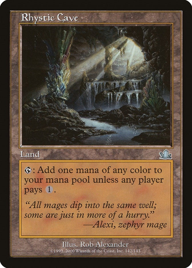 Image for Rhystic Cave (142) [Prophecy] - Magic: The Gathering