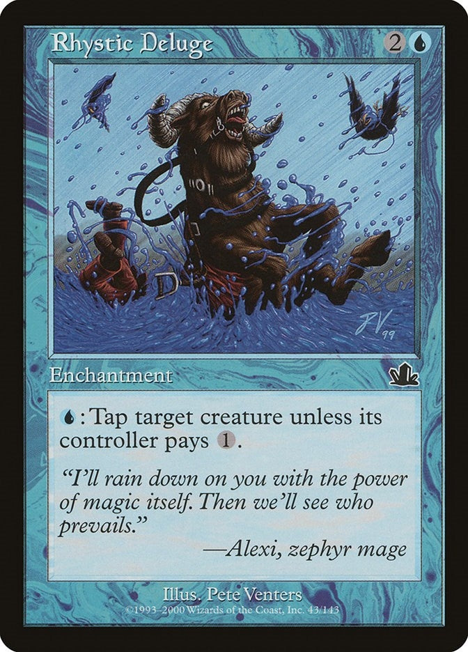 Image for Rhystic Deluge (43) [Prophecy] - Magic: The Gathering