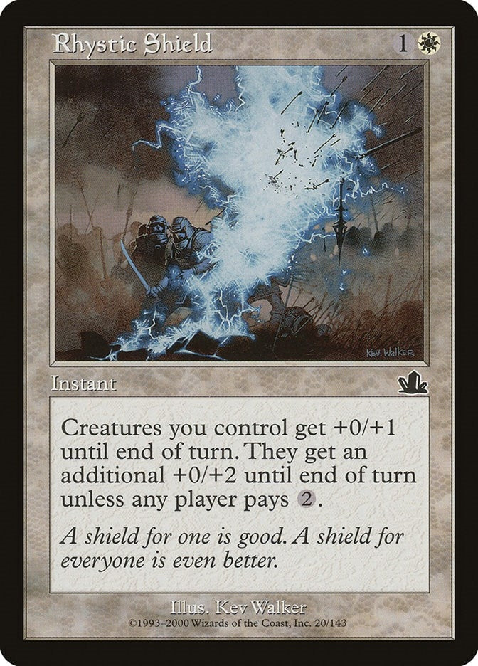 Image for Rhystic Shield (20) [Prophecy] - Magic: The Gathering