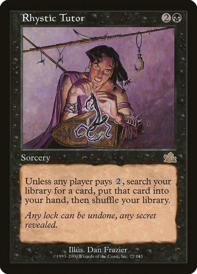 Image for Rhystic Tutor (77) [Prophecy] - Magic: The Gathering