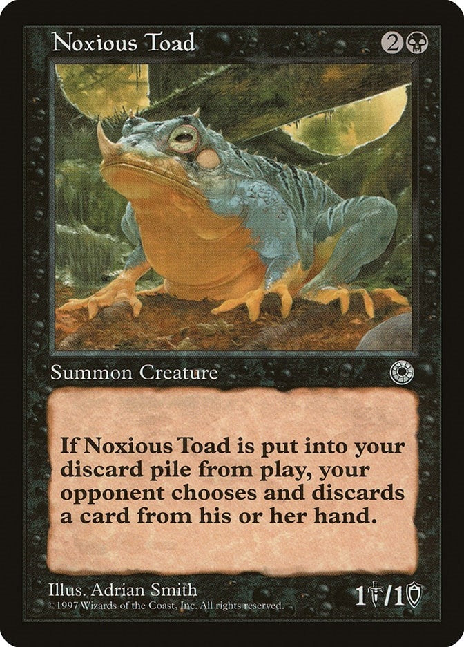 Image for Noxious Toad [Portal] - Magic: The Gathering