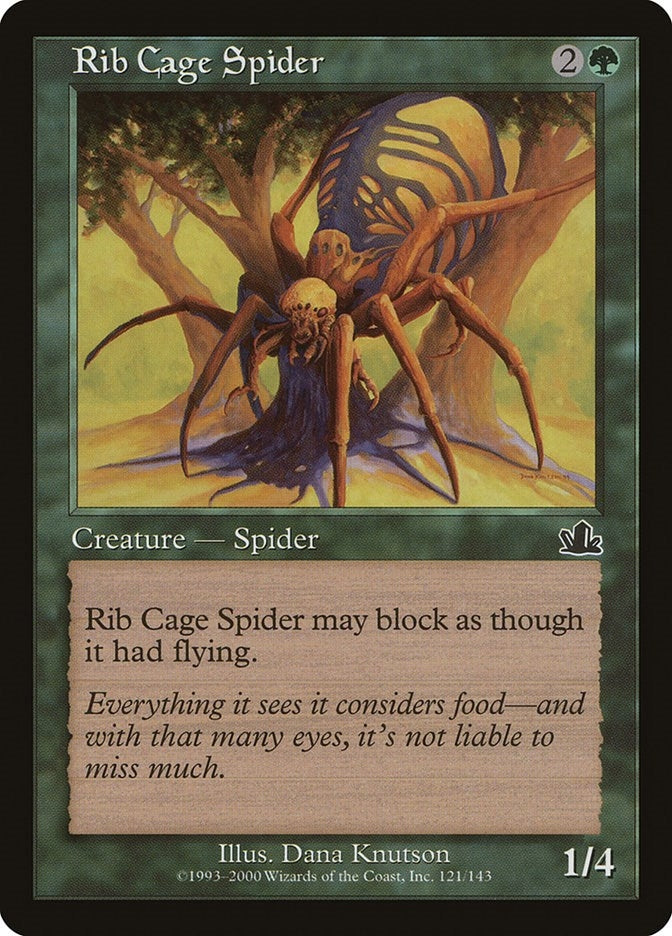 Image for Rib Cage Spider (121) [Prophecy] - Magic: The Gathering