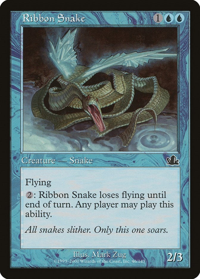 Image for Ribbon Snake (46) [Prophecy] - Magic: The Gathering