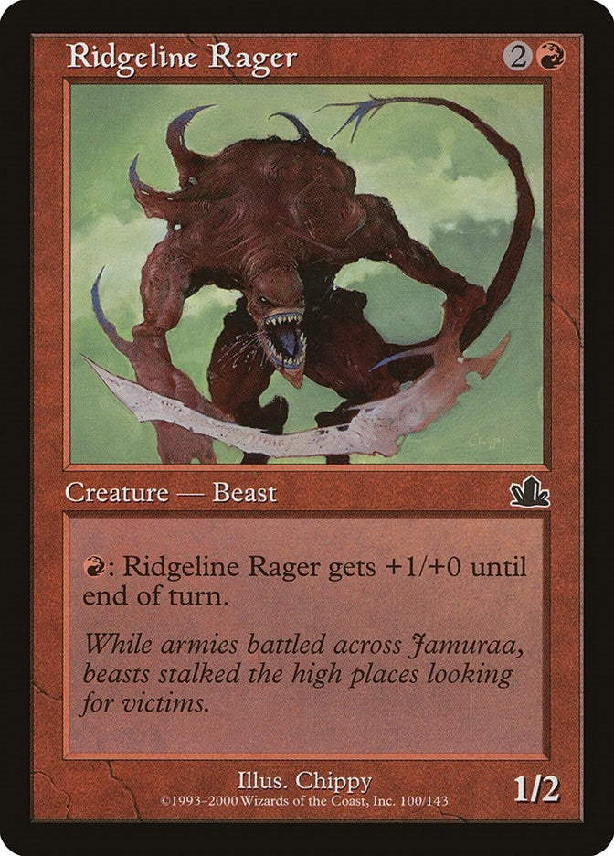 Image for Ridgeline Rager (100) [Prophecy] - Magic: The Gathering