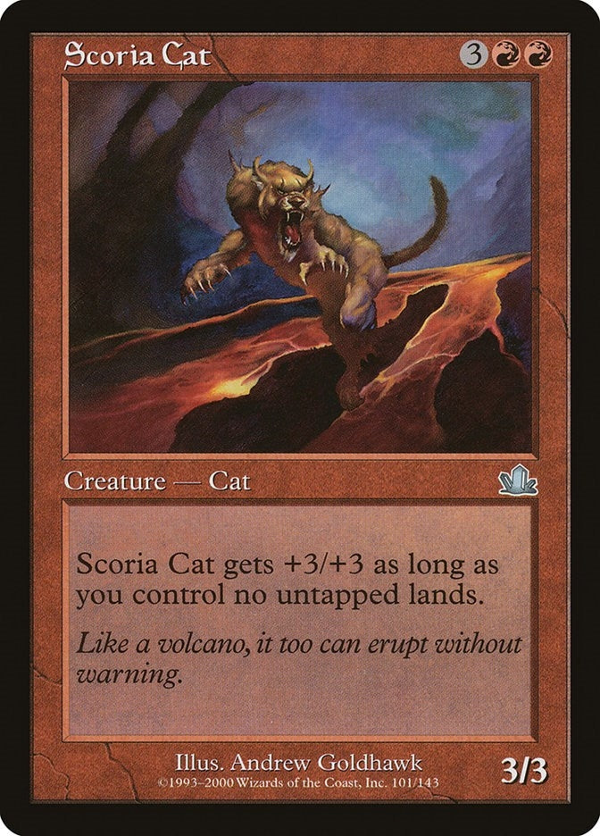 Image for Scoria Cat (101) [Prophecy] - Magic: The Gathering