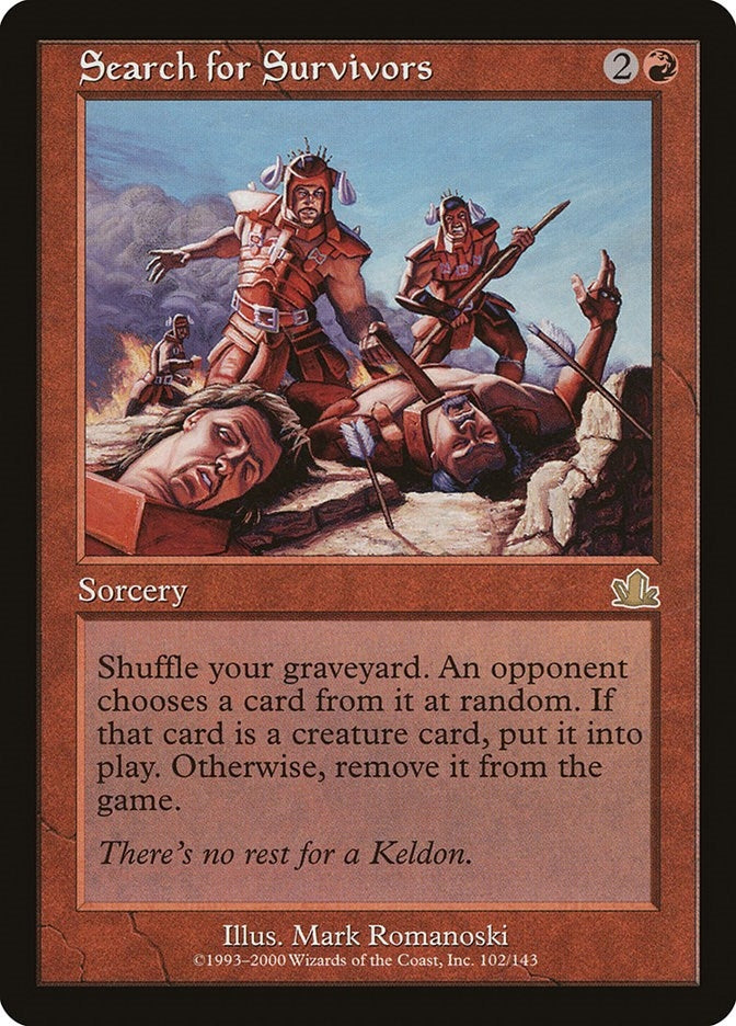 Image for Search for Survivors (102) [Prophecy] - Magic: The Gathering