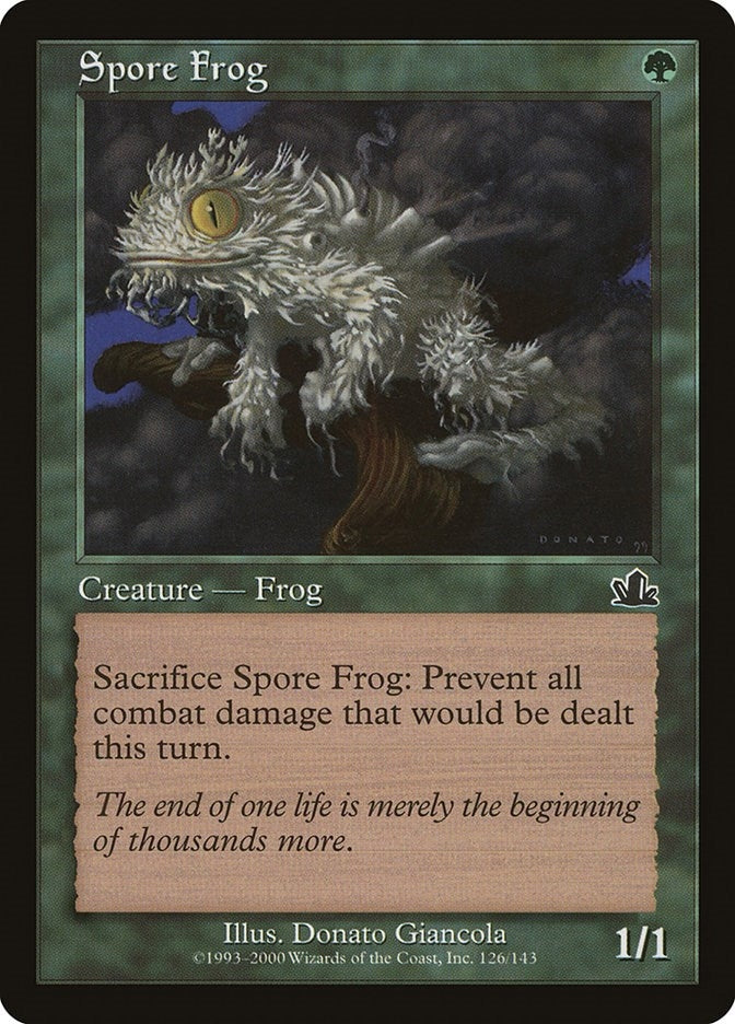 Image for Spore Frog (126) [Prophecy] - Magic: The Gathering
