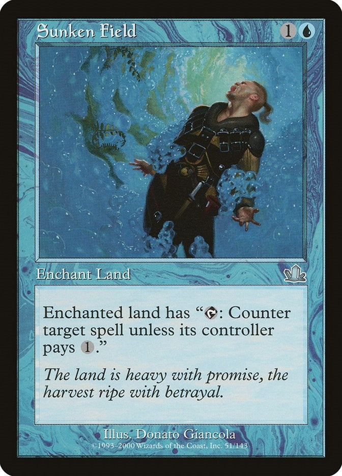 Image for Sunken Field (51) [Prophecy] - Magic: The Gathering