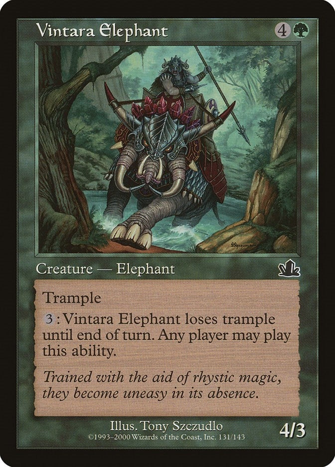 Image for Vintara Elephant (131) [Prophecy] - Magic: The Gathering