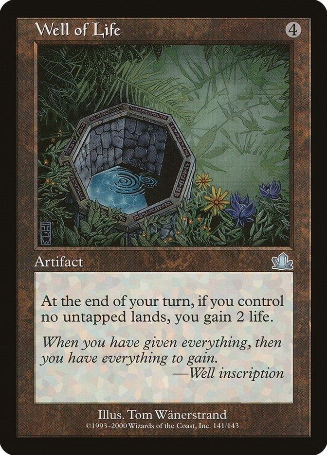 Image for Well of Life (141) [Prophecy] - Magic: The Gathering