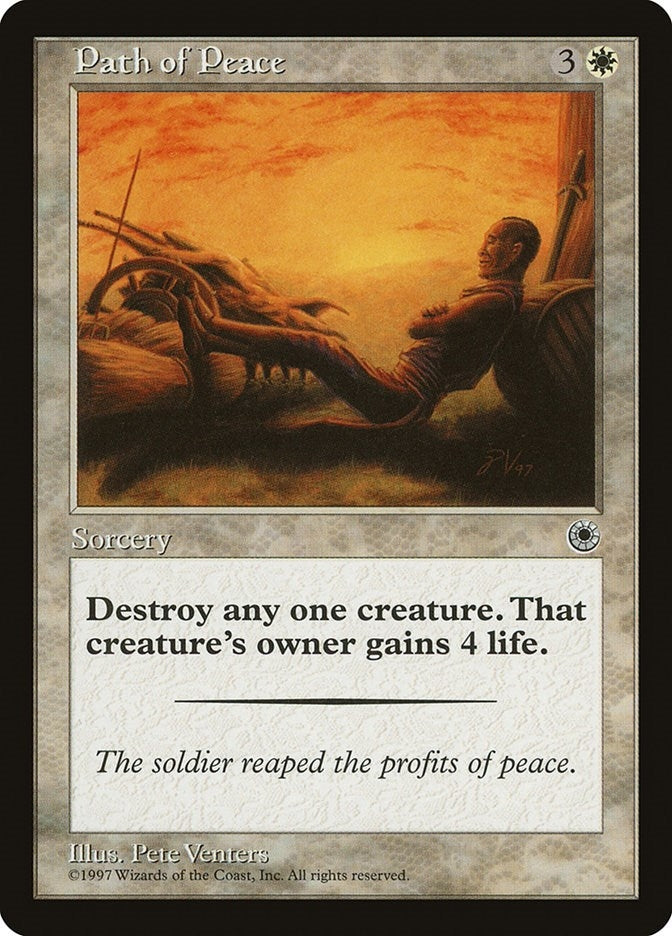 Image for Path of Peace [Portal] - Magic: The Gathering