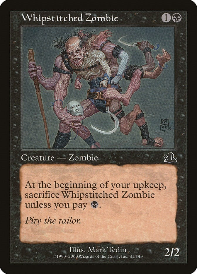 Image for Whipstitched Zombie (81) [Prophecy] - Magic: The Gathering
