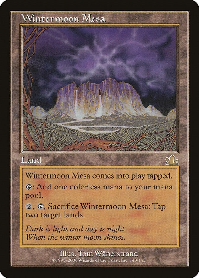 Image for Wintermoon Mesa (143) [Prophecy] - Magic: The Gathering