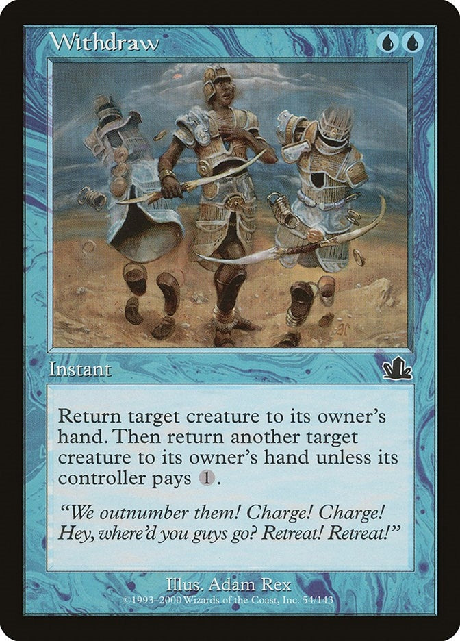 Image for Withdraw (54) [Prophecy] - Magic: The Gathering