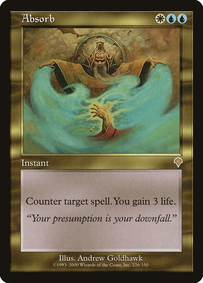 Image for Absorb (226) [Invasion] - Magic: The Gathering