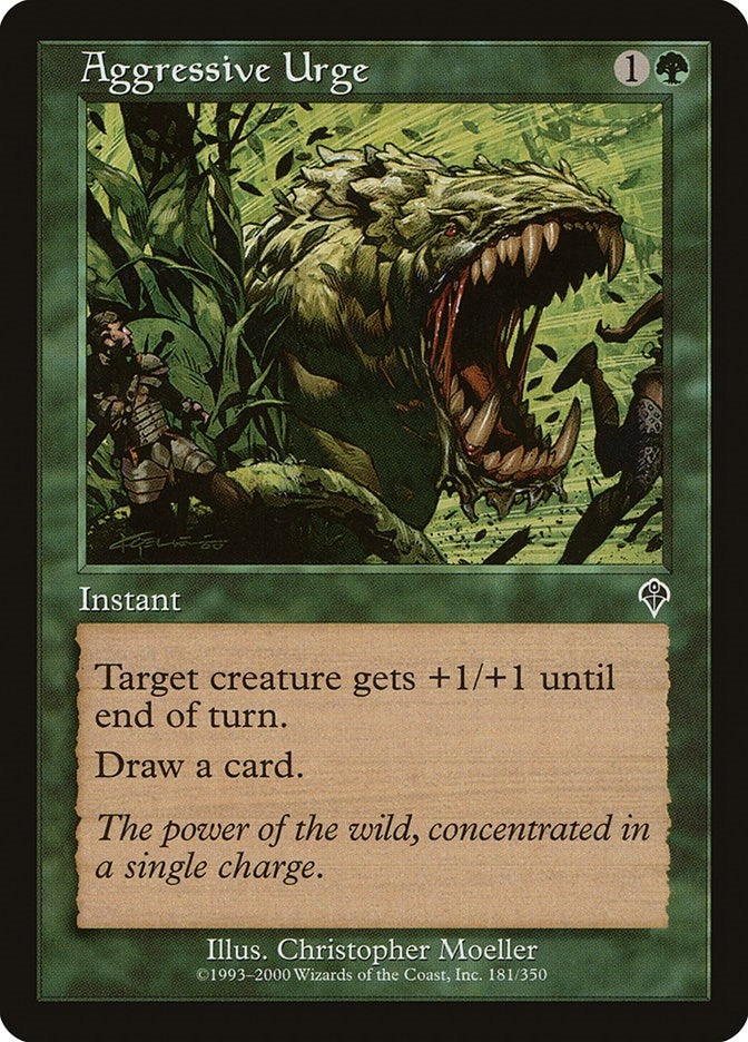 Image for Aggressive Urge (181) [Invasion] - Magic: The Gathering