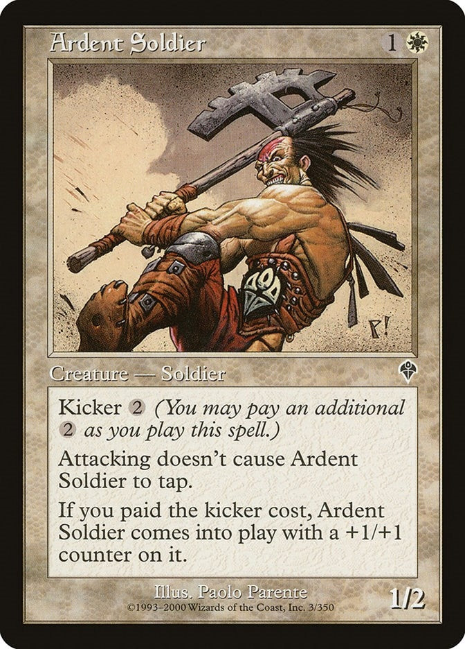 Image for Ardent Soldier (3) [Invasion] - Magic: The Gathering