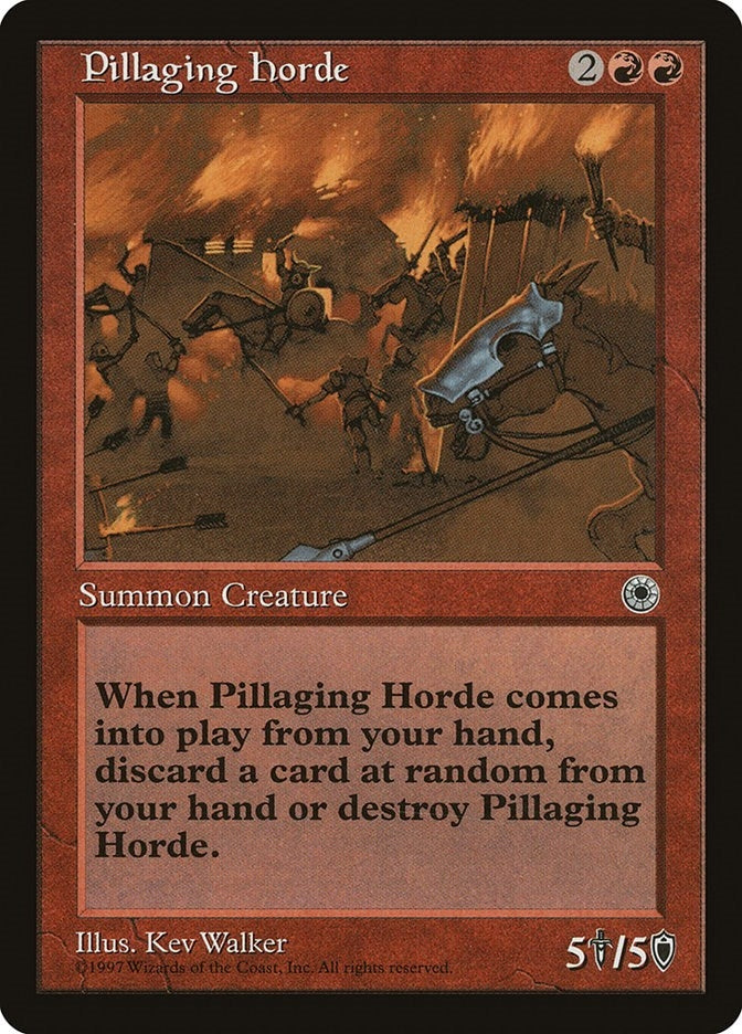 Image for Pillaging Horde [Portal] - Magic: The Gathering