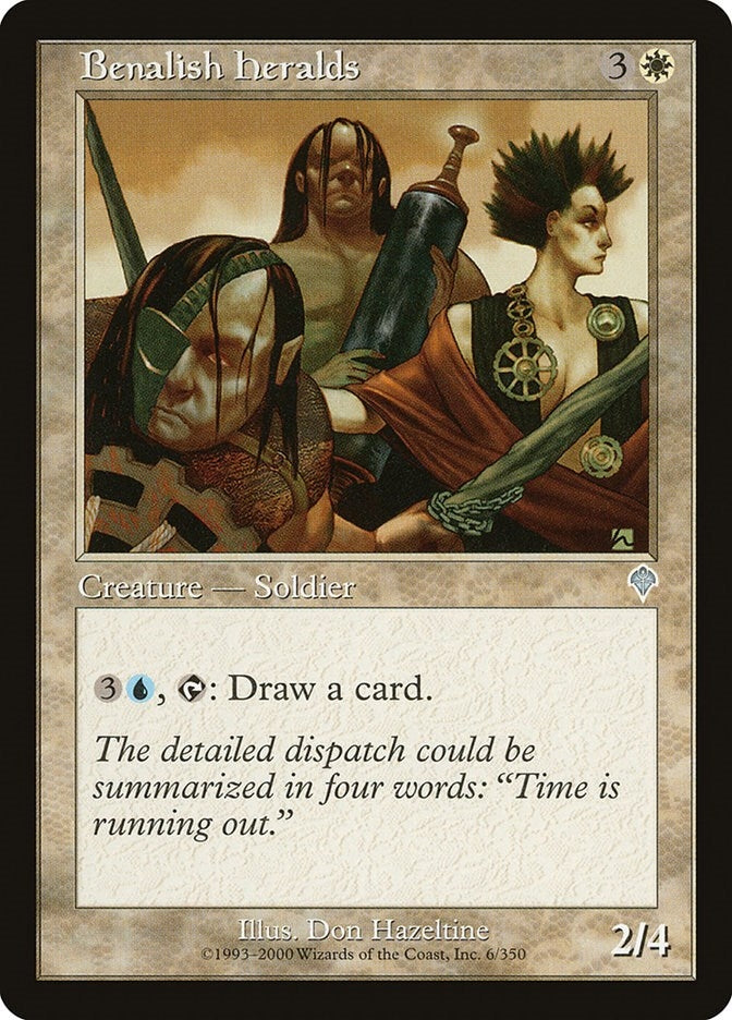 Image for Benalish Heralds (6) [Invasion] - Magic: The Gathering