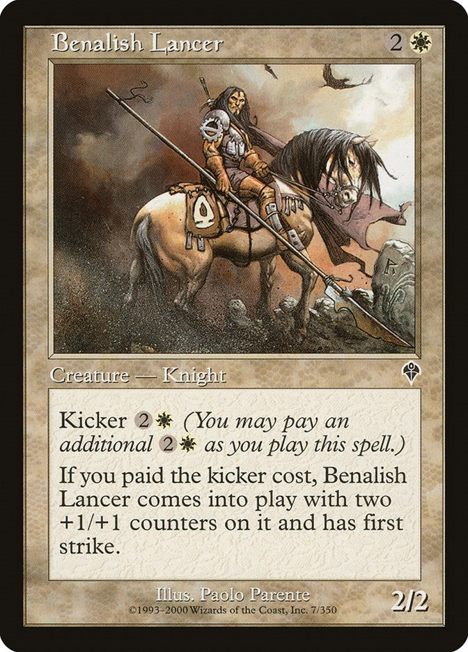 Image for Benalish Lancer (7) [Invasion] - Magic: The Gathering