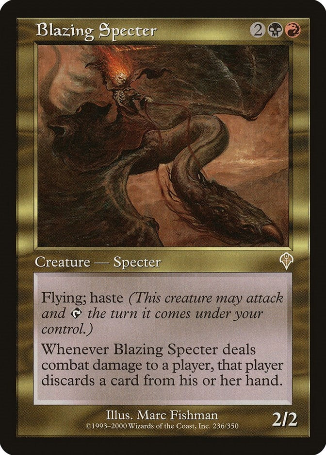 Image for Blazing Specter (236) [Invasion] - Magic: The Gathering