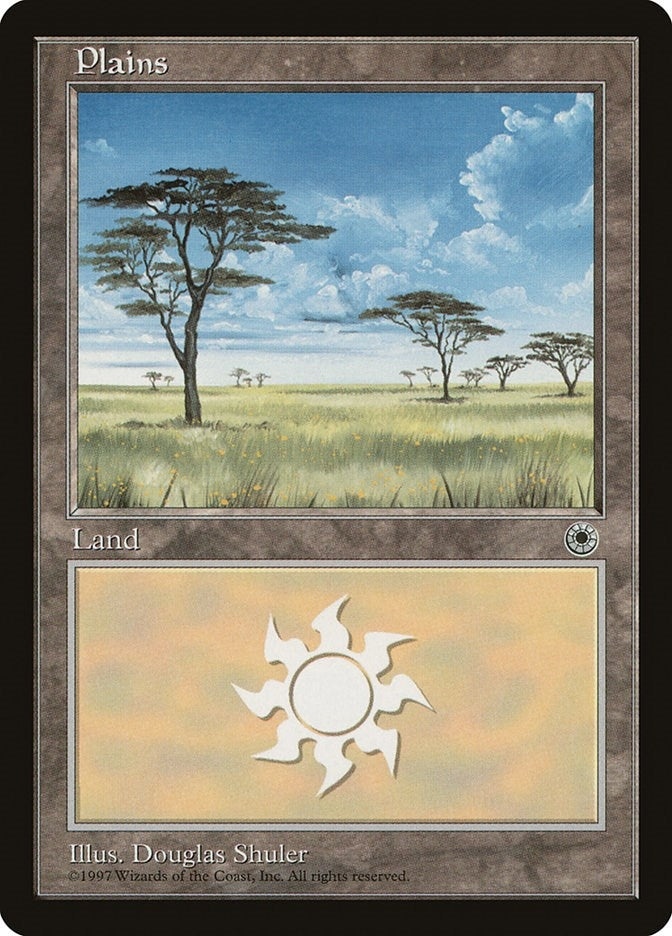 Image for Plains (Clouds Right) [Portal] - Magic: The Gathering