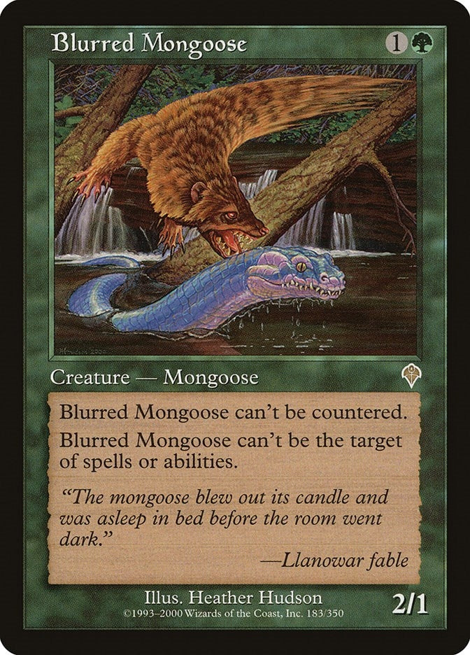 Image for Blurred Mongoose (183) [Invasion] - Magic: The Gathering