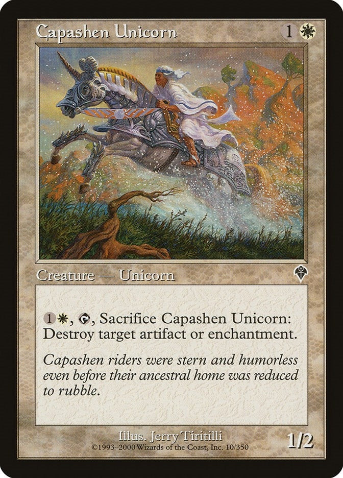 Image for Capashen Unicorn (10) [Invasion] - Magic: The Gathering